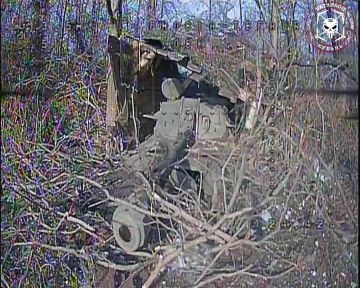 Отряд БПЛА "Фобия" батальона "Кубань" 392 мсп уничтожил вражеское САУ 2С1 "Гвоздика" в районе п.Павловка Запорожской области