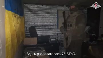 Минобороны России: Военнослужащие группировки «Восток» показали захваченный командный пункт ВСУ в городе Гуляйполе Запорожской области