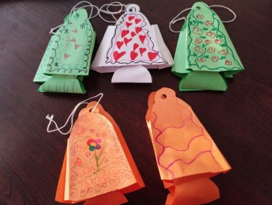 Мастеркласс «Рождественский колокольчик» в ДК села Успеновка