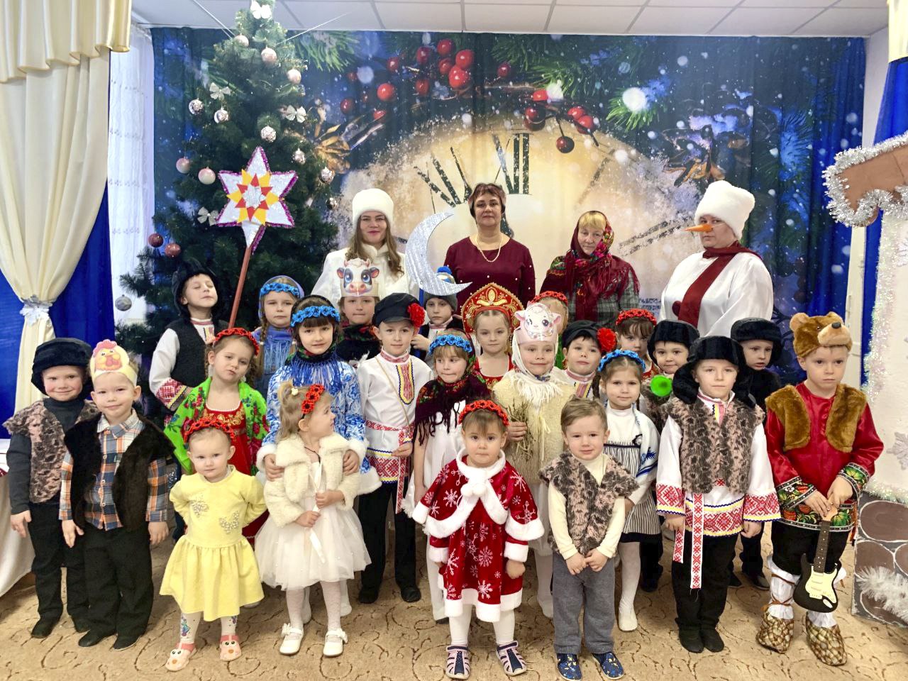 В Пришибском детском саду прошел утренник на тему Рождественских святок В Пришибском детском саду прошел утренник на тему Рождественских святок