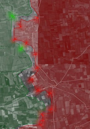 «На Днепропетровском направлении российские войска продолжают оттеснять ВСУ из района Дорожнянки, продвинувшись в заказнике «Целинная балка» и атакуя в сторону расположенной рядом станции 73-й километр