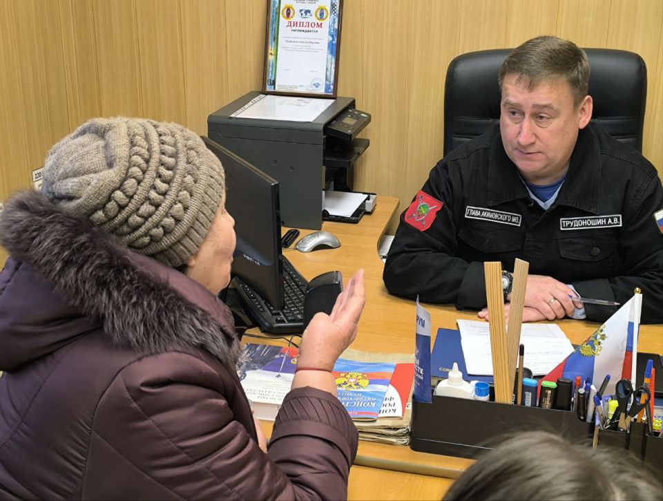 Александр Трудоношин: Провел личный прием граждан в селе Новоданиловка