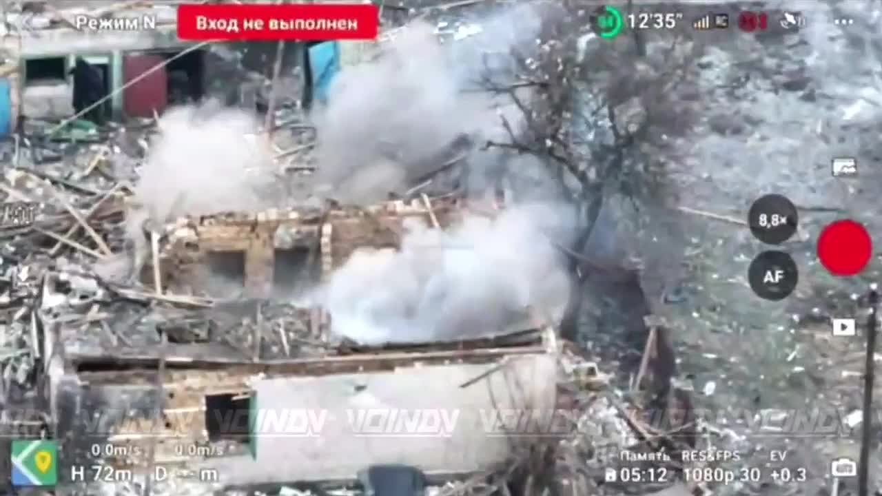 69 отдельная бригада прикрытия 35 армии работает по живой силе противника в Запорожской области