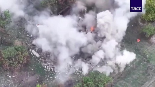 Кадры освобождения Приморского в Запорожской области