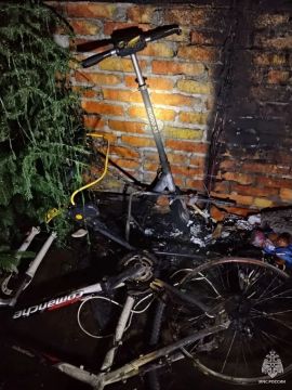 Электросамокат спровоцировал пожар в Мелитопольском городском округе