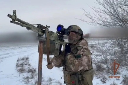 Росгвардейцы сбили над Запорожской и Херсонской областями 20 дронов ВСУ