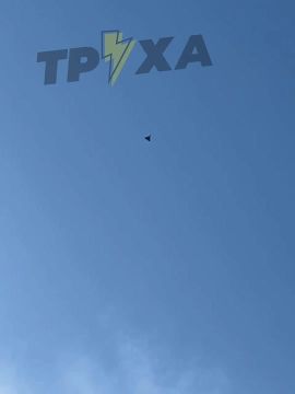 БПЛА "Герань" прогуливается в небе над Запорожьем