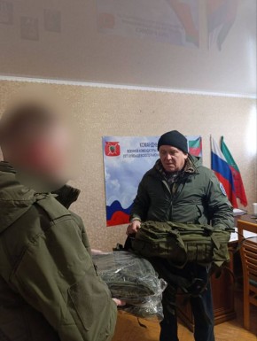 Поддержка бойцов на передовой