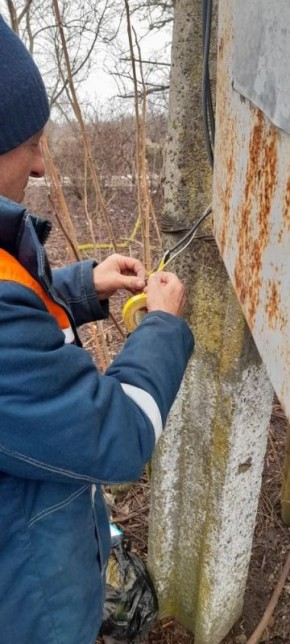 В селе Осипенко восстановили уличное освещение