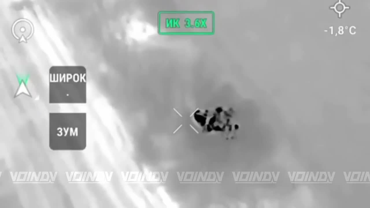 Операторы БПЛА 37 бригады 36 армии уничтожают живую силу противника в лесополосе в Запорожской области