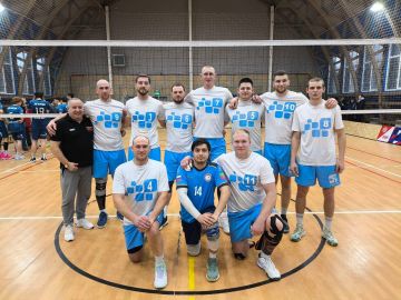 Сборная команда Запорожской области по волейболу сегодня сыграла матч в рамках 4 тура Чемпионата России 2026