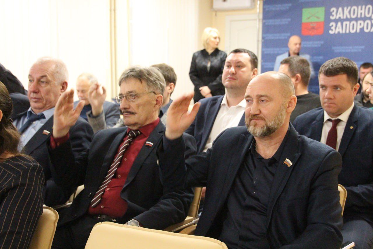 Виктор Емельяненко: Состоялось 56-е заседание Законодательного Собрания Запорожской области