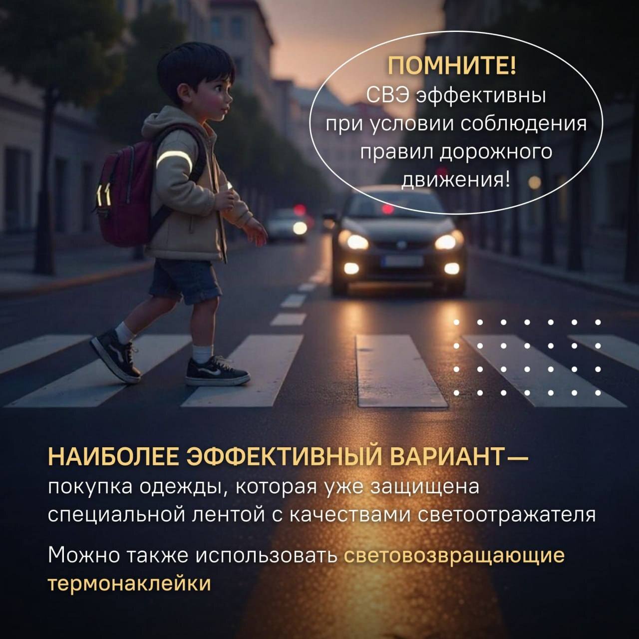 Световозвращатели на одежде пешеходов и велосипедистов повышают уровень их безопасности Световозвращатели на одежде пешеходов и велосипедистов повышают уровень их безопасности