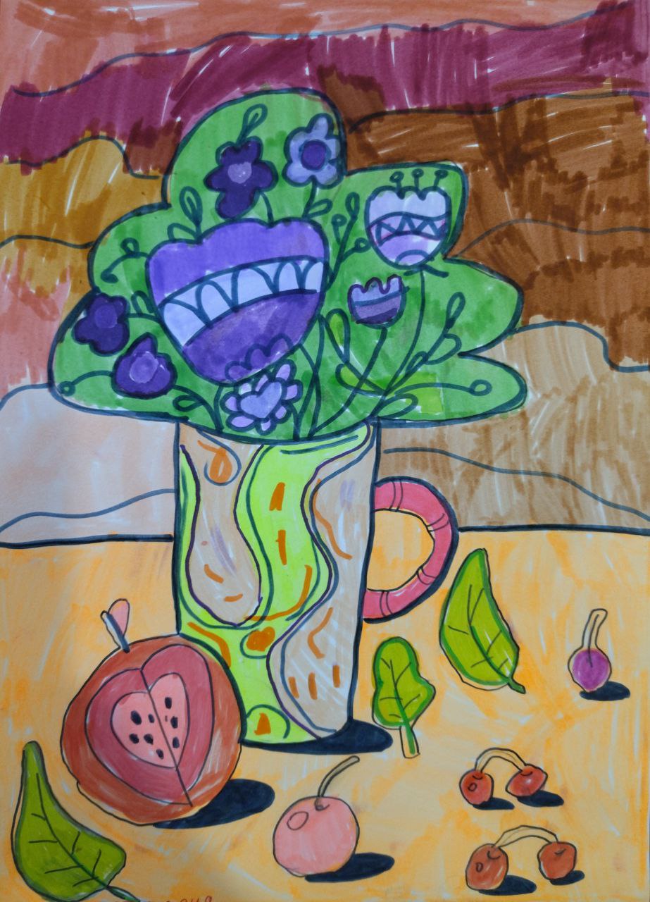 Дышит радостью картина,. В ней всё к месту, всё едино Дышит радостью картина,. В ней всё к месту, всё едино