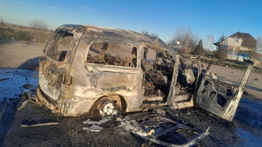 Под Запорожьем боевики ВСУ атаковали дроном авто волонтёров!