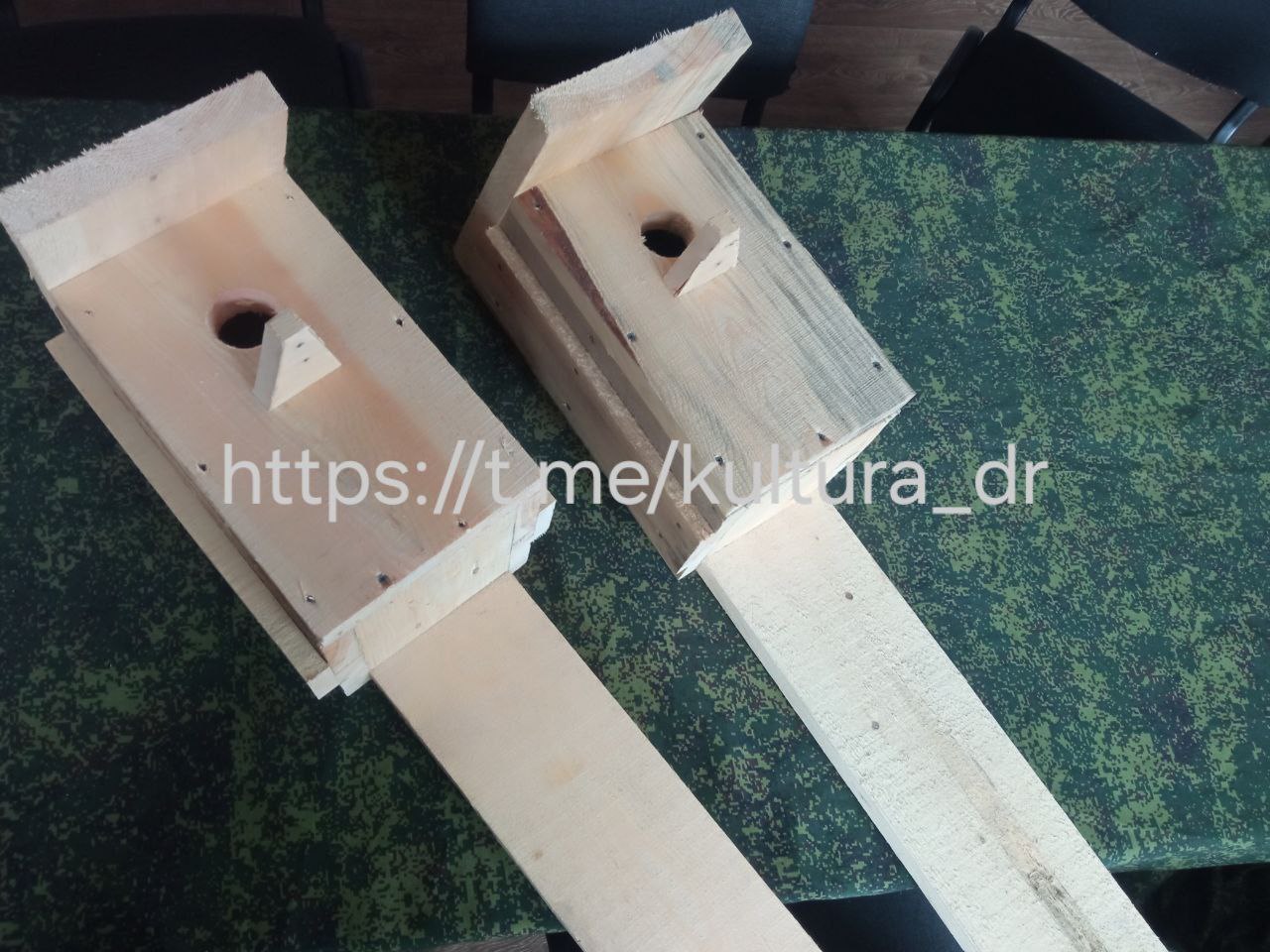 У Златопольского клуба — новые скворечники!