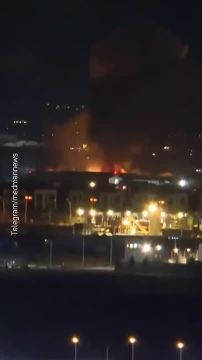 На кадрах — последствия удара по авиабазе в городе Эрбиль в Ираке