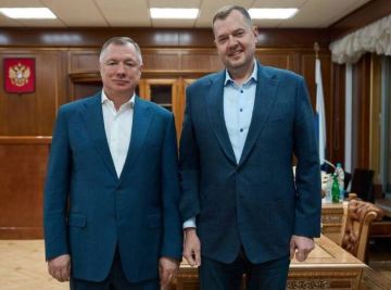 Состоялась встреча заместителя председателя Правительства Российской Федерации Марата Хуснуллина с главой Запорожской области Евгением Балицким