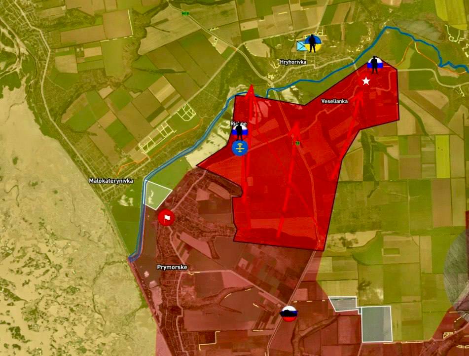 Родион Северьянов: Российские войска освободили населенный пункт Веселянка, Запорожское направление Родион Северьянов: Российские войска освободили населенный пункт Веселянка, Запорожское направление