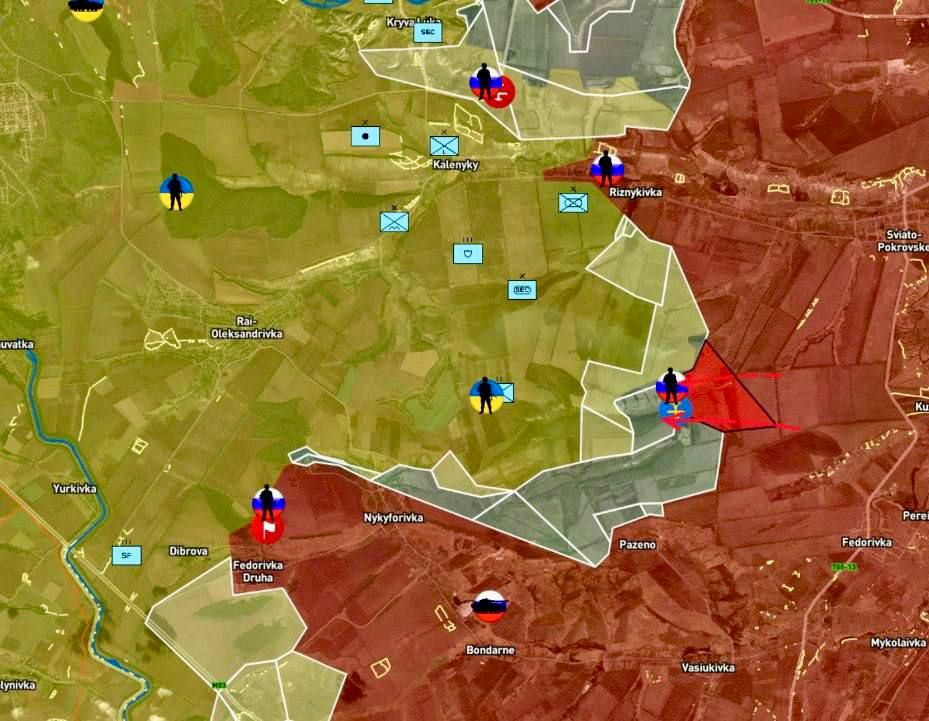 Родион Северьянов: ВС РФ продвигаются до1,5 км севернее Пазено и увеличивают зону контроля по рубежу Резниковка - Пазено