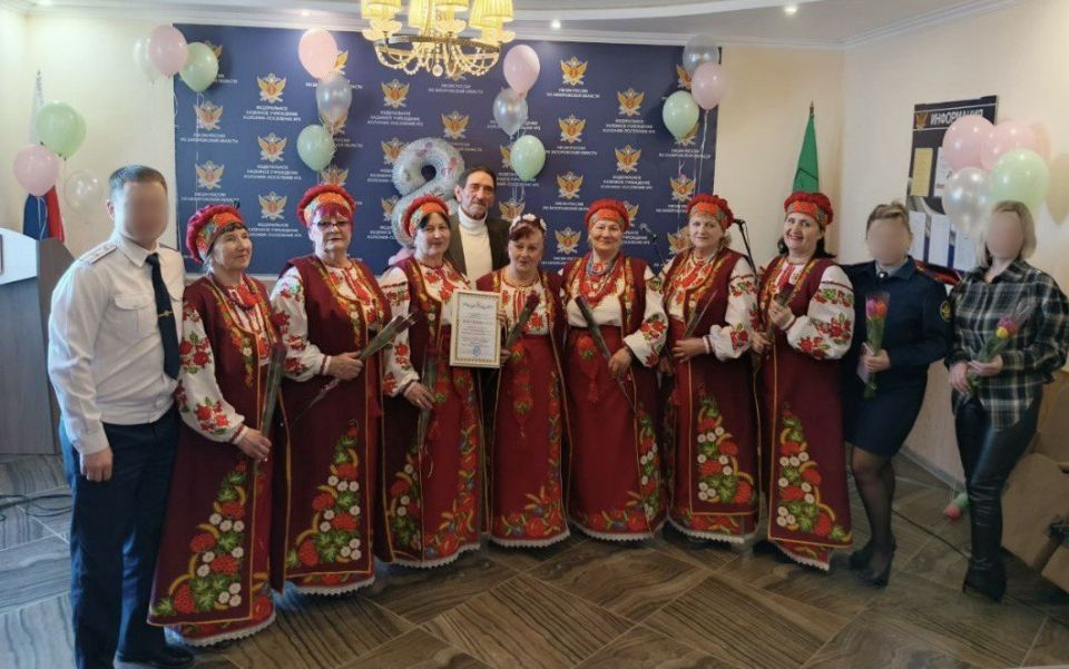 В честь Международного женского дня в УФСИН России по Запорожской области и подведомственных учреждениях прошли праздничные мероприятия