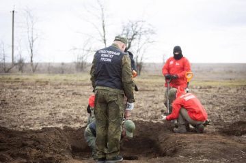 В городском округе Мелитополь поисковики подняли останки советских воинов и обнаружили солдатский медальон