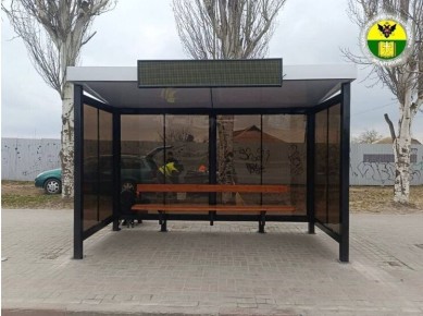 Мелитополь становится комфортнее благодаря обновлению остановочных павильонов