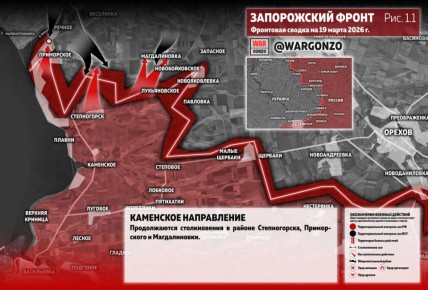 WarGonzo: Фронтовая сводка на утро 19.03.26