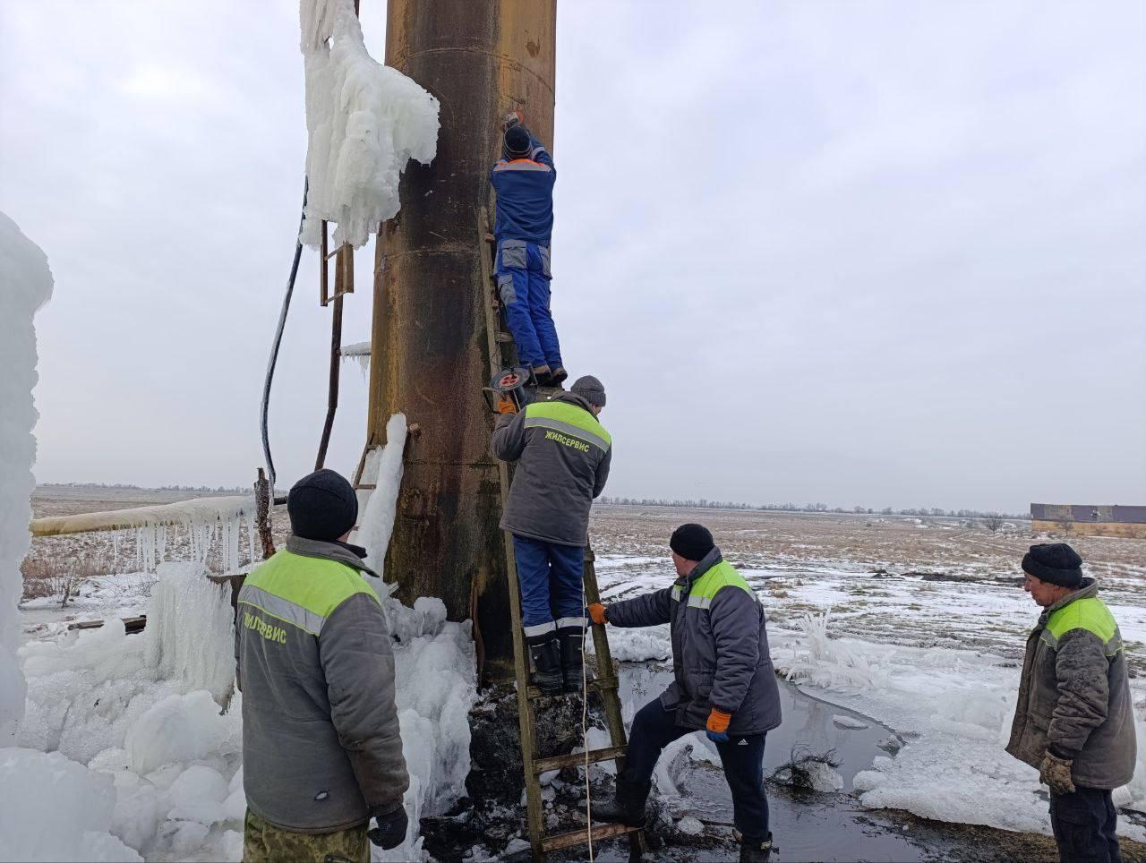 Как аварийная шефская бригада помогала в зимний период Запорожской области Как аварийная шефская бригада помогала в зимний период Запорожской области