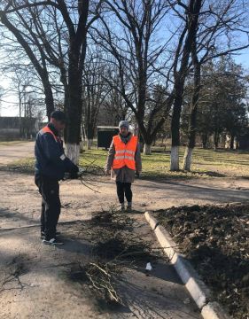 Благоустройство территории в п. Фруктовое