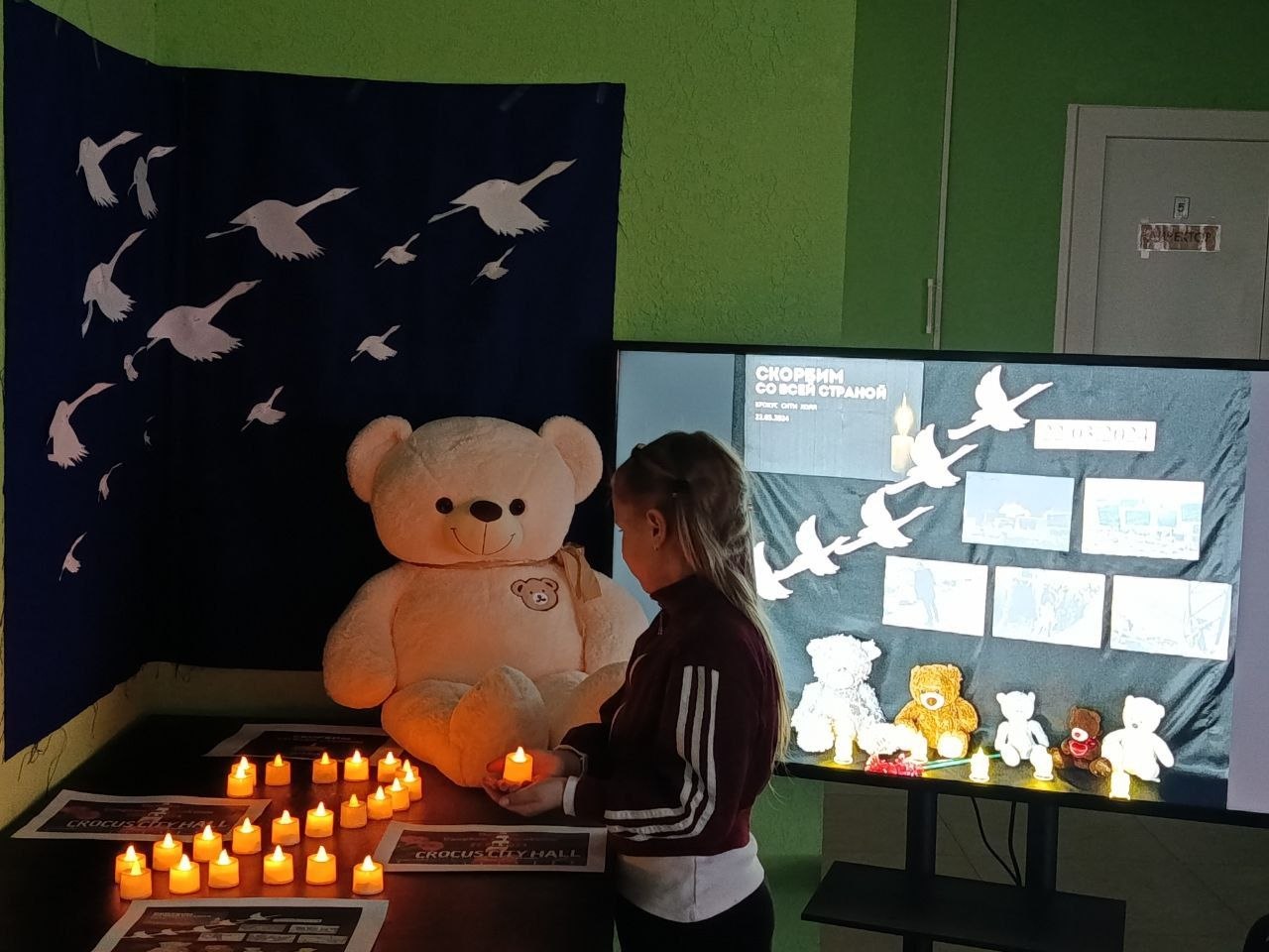 19.03.2026 в Розовском СДК прошла трогательная акция памяти по случаю трагедии в Крокус Сити Холле, которая произошла два года назад 22.03.2024 19.03.2026 в Розовском СДК прошла трогательная акция памяти по случаю трагедии в Крокус Сити Холле, которая произошла два года назад 22.03.2024