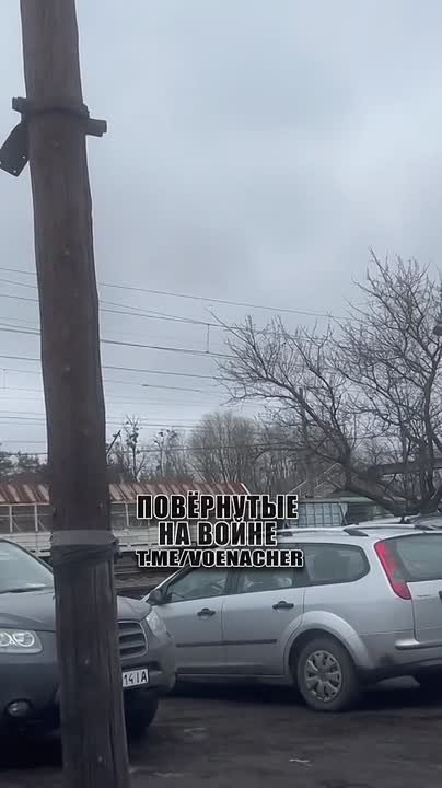 Харьков. Прилёт дрона-камикадзе «Герань-2» по ЖД инфраструктуре