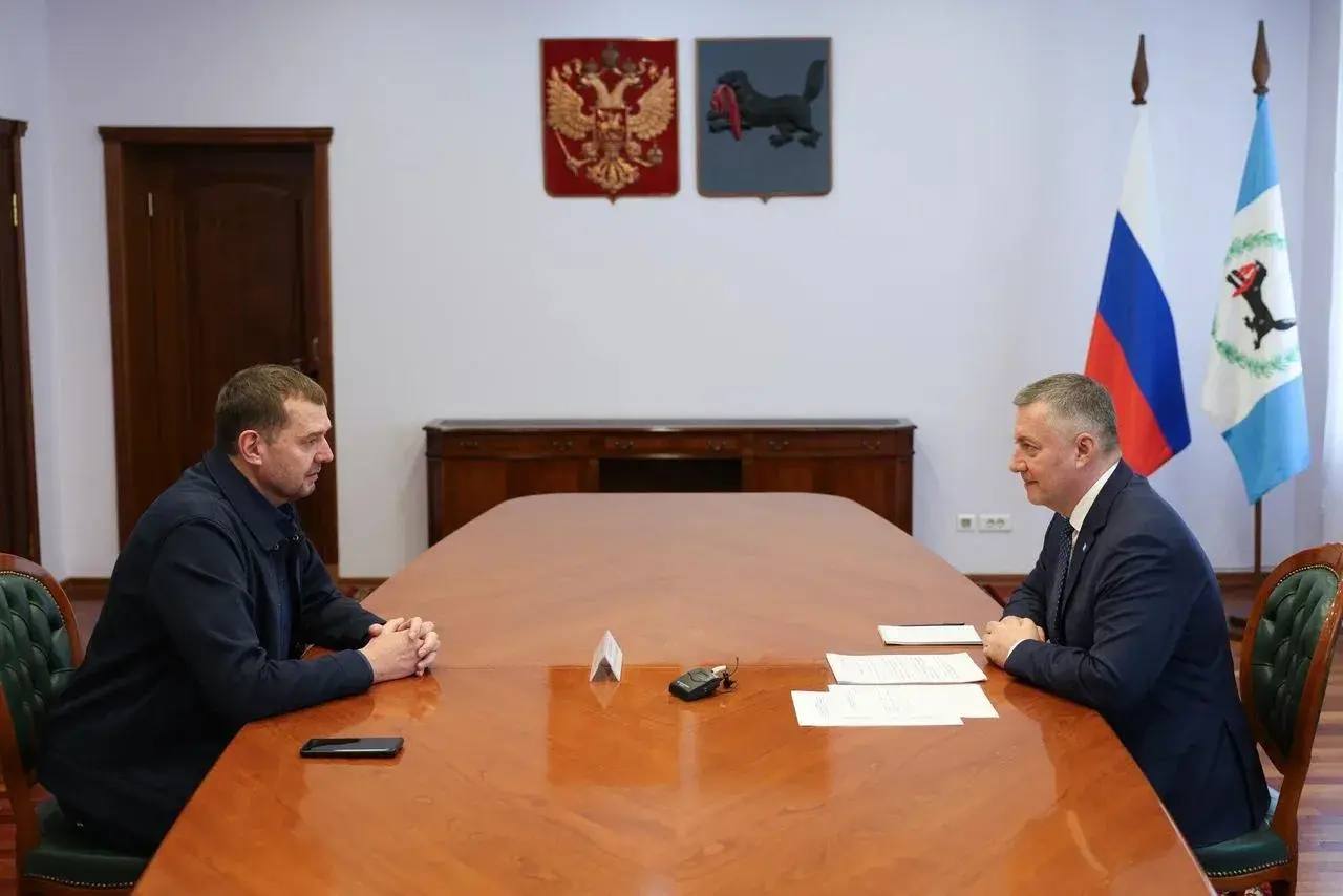 Евгений Балицкий: С рабочим визитом посетил Иркутскую область, провели встречу с губернатором Игорем Ивановичем Кобзевым