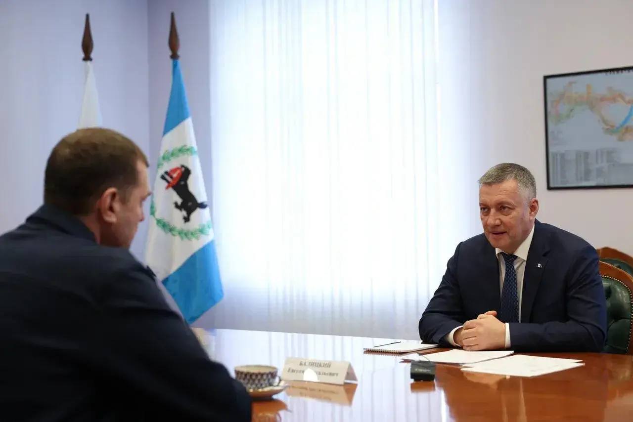 Евгений Балицкий: С рабочим визитом посетил Иркутскую область, провели встречу с губернатором Игорем Ивановичем Кобзевым Евгений Балицкий: С рабочим визитом посетил Иркутскую область, провели встречу с губернатором Игорем Ивановичем Кобзевым