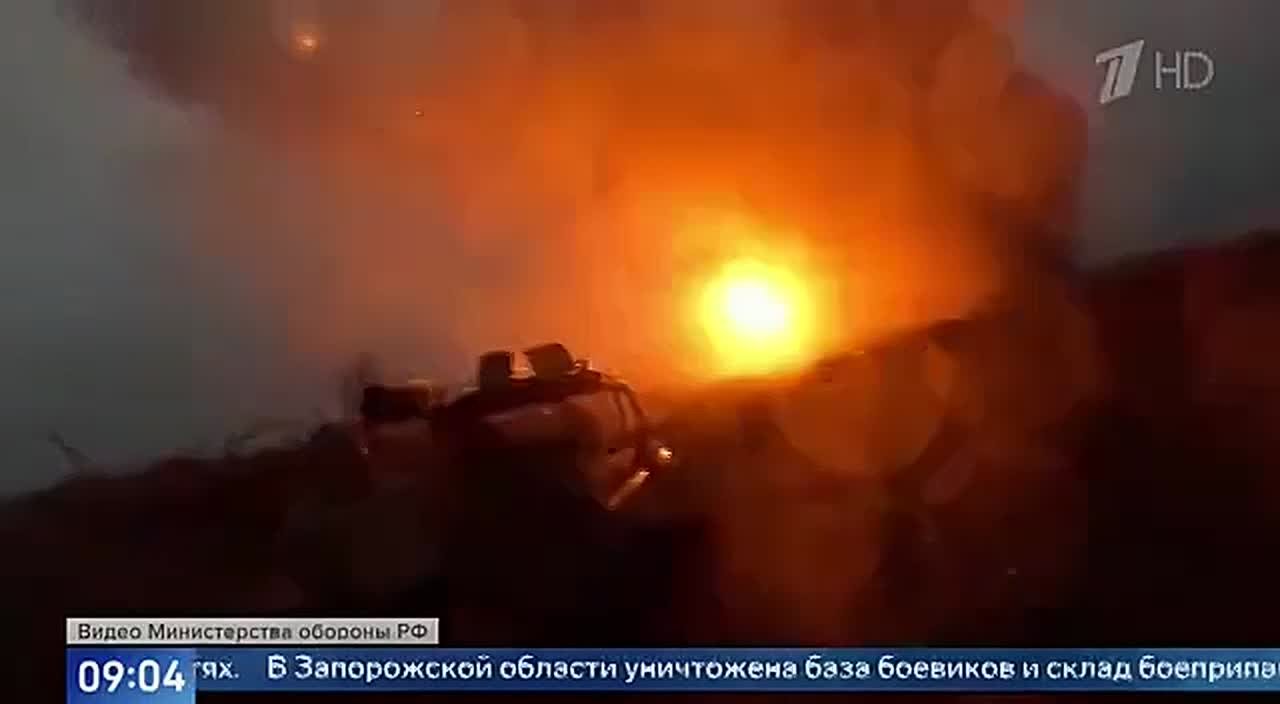 В Запорожской области уничтожена база боевиков и склад боеприпасов