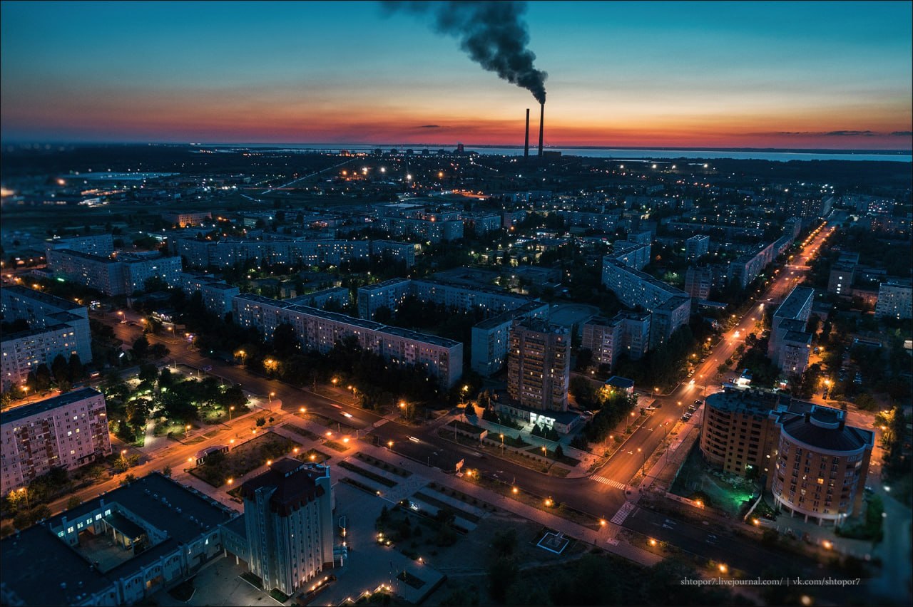 Режим светомаскировки вводится в Энергодаре