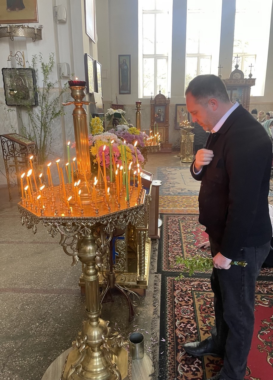 Православные христиане встречают Вербное воскресение Православные христиане встречают Вербное воскресение