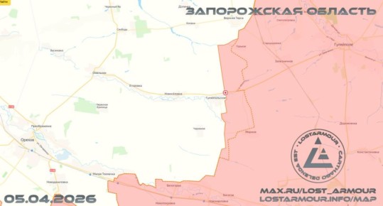 Продвижение ГВ "Восток" на Гуляйпольском направлении в Запорожской области