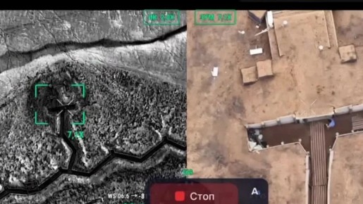 Наш дрон залетел в опорник к Миколам в районе Любницкого Запорожской области