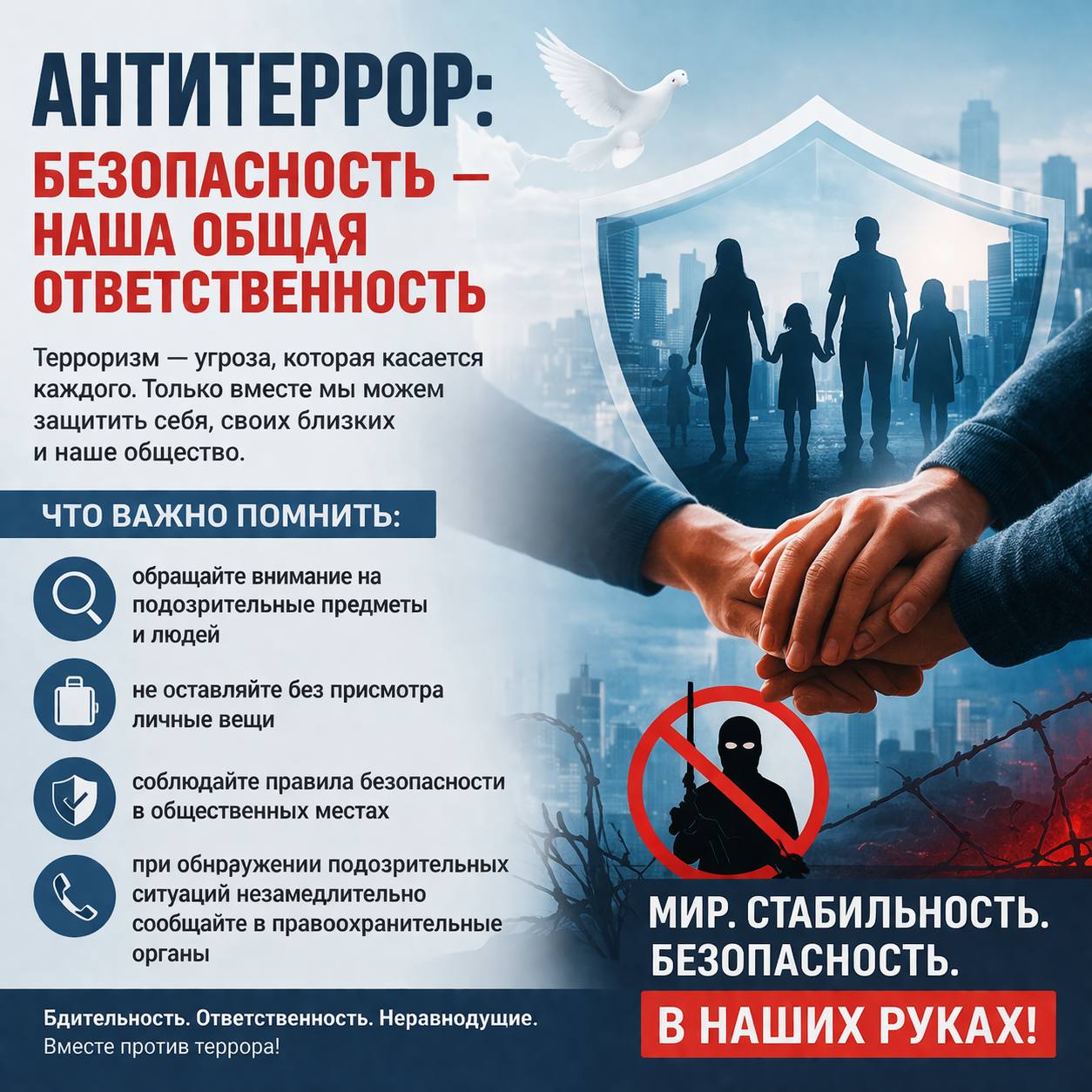 Антитеррор: безопасность — наша общая ответственность