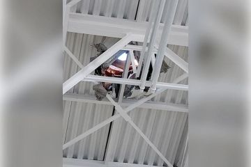 Дрон ВСУ ударил по спортивно-оздоровительному комплексу Запорожской АЭС