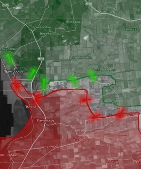 «На Запорожском направлении продолжаются боестолкновения в Степногорске и Приморском