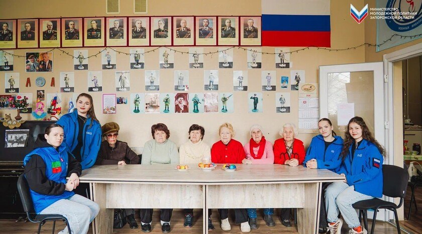 Молодежь из Запорожской области провела мастер-класс для ветеранов Великой Отечественной войны