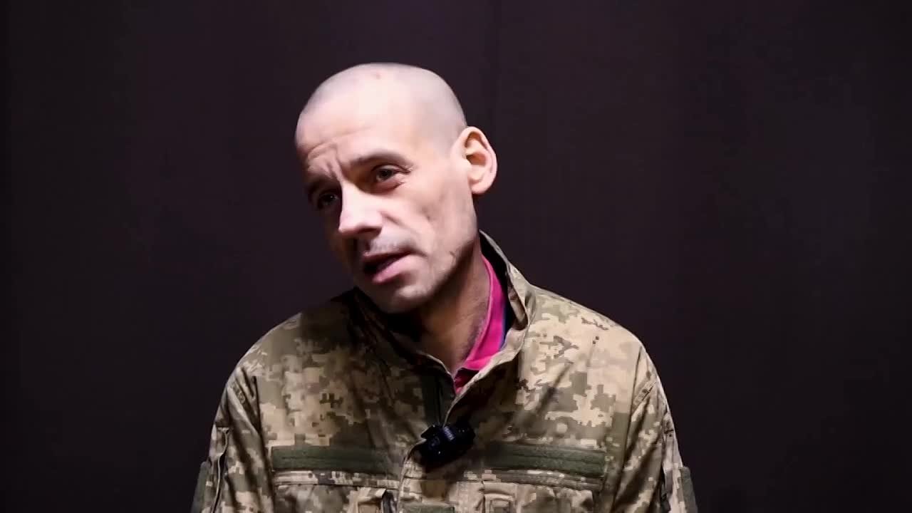 На кадрах Максим Пищур, командир группы 119 бригады теробороны ВСУ