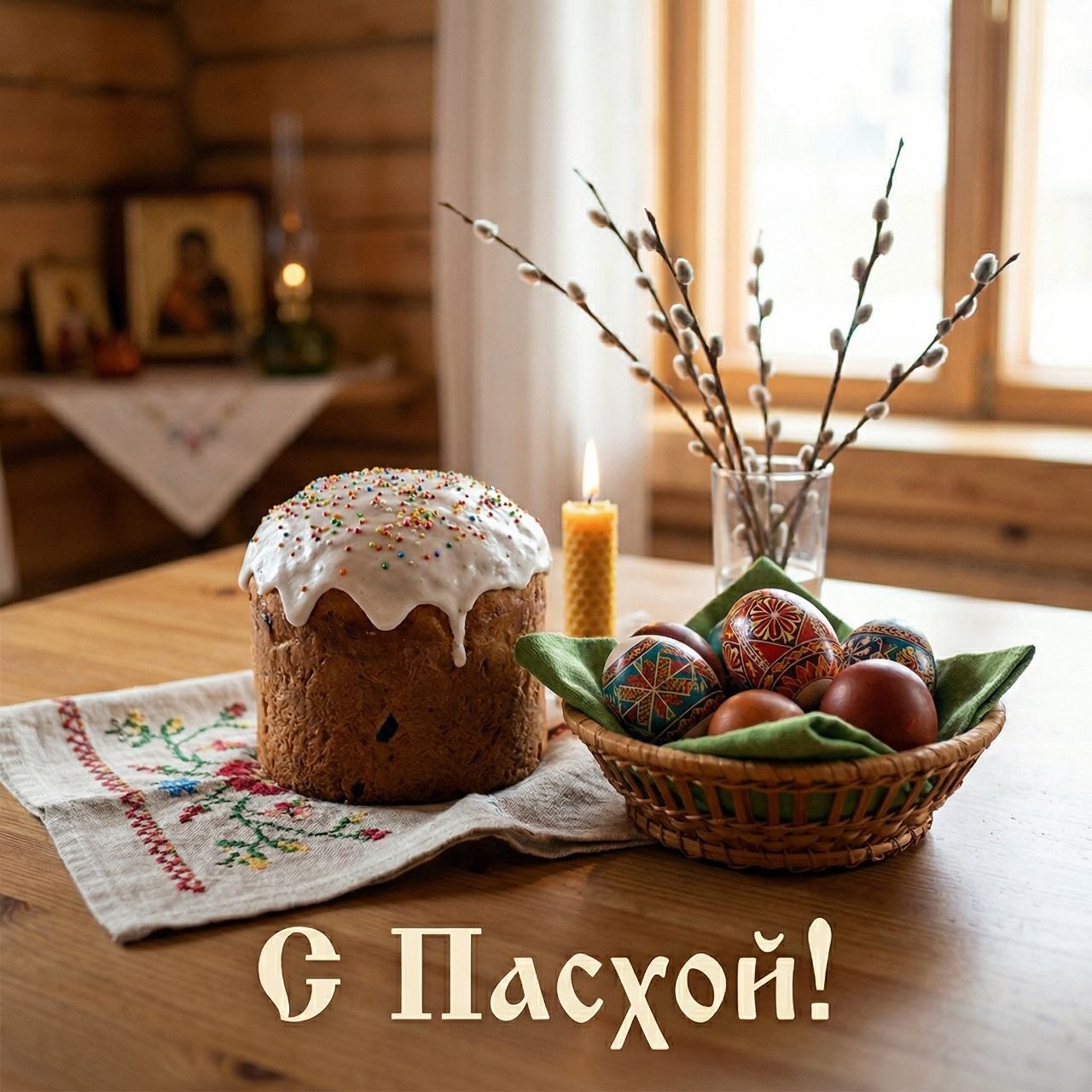 Министерство культуры Запорожской области поздравляет всех жителей Запорожской области со Светлым праздником Пасхи!