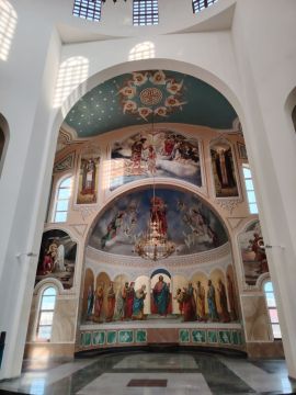 Завершена роспись алтарной части Богоявленского собора в Энергодаре