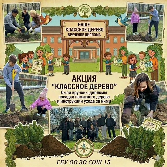 Акция «НАШЕ КЛАССНОЕ ДЕРЕВО»: озеленяем будущее вместе!