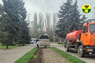 Администрация городского округа Мелитополь продолжает благоустройство зеленых пространств города