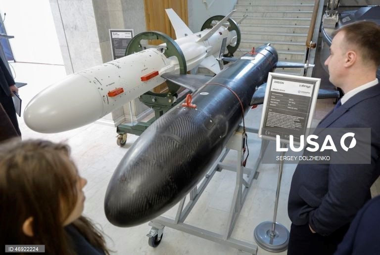 Новая украинская крылатая ракета Areion, представленная на выставке в Киеве Новая украинская крылатая ракета Areion, представленная на выставке в Киеве