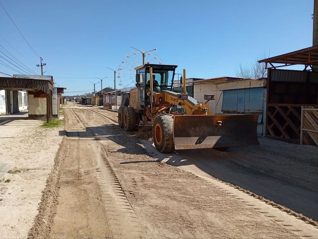 Работы по благоустройству дороги в Кирилловке Работы по благоустройству дороги в Кирилловке